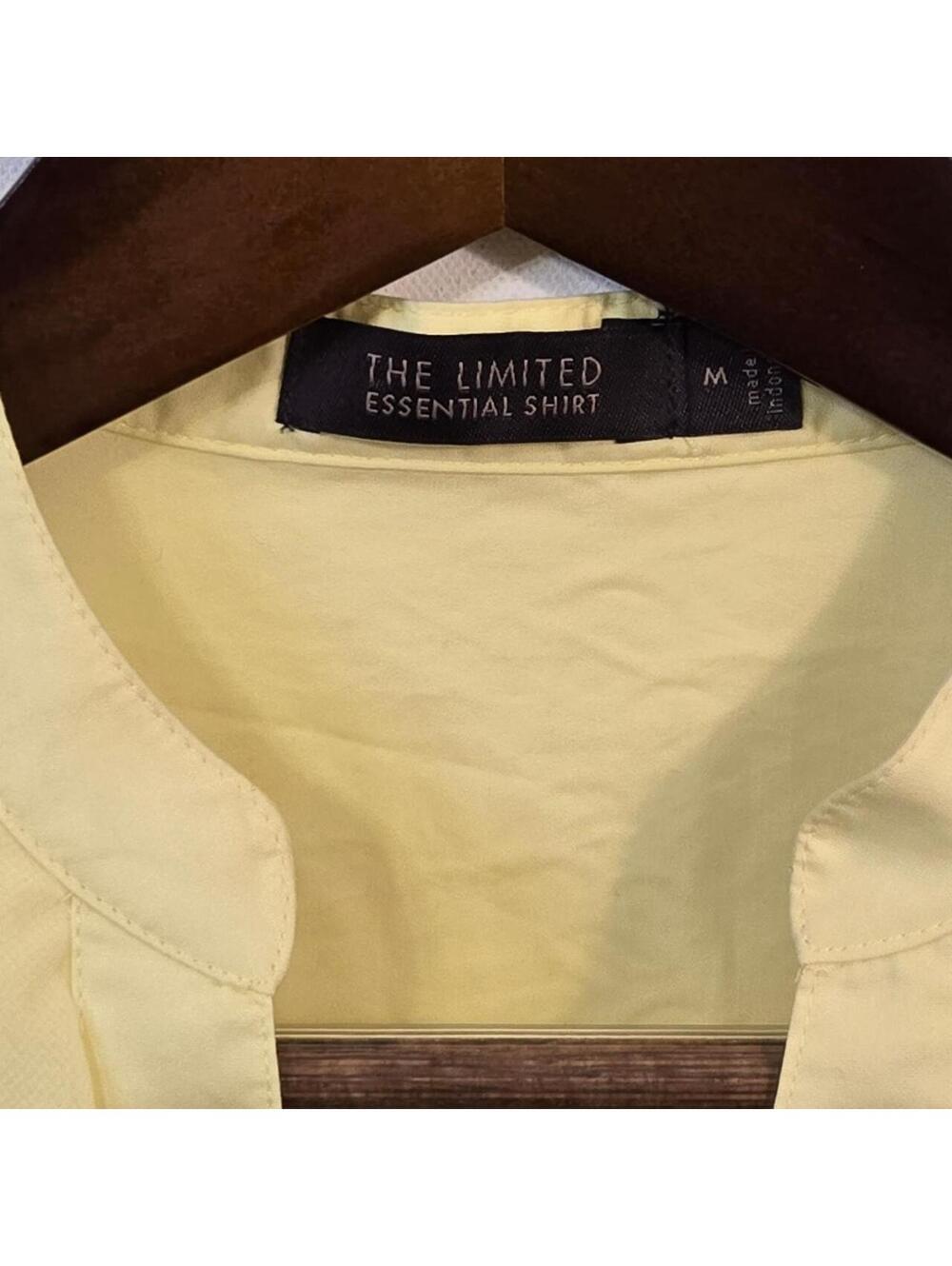✨ The Limited Yellow Ruffle Front Essential Blouse - Picture 3 of 4